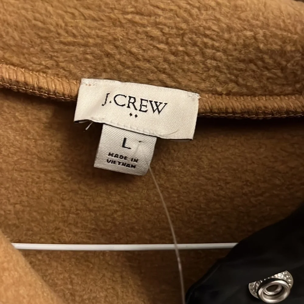 Quilted half zip Sherpa
